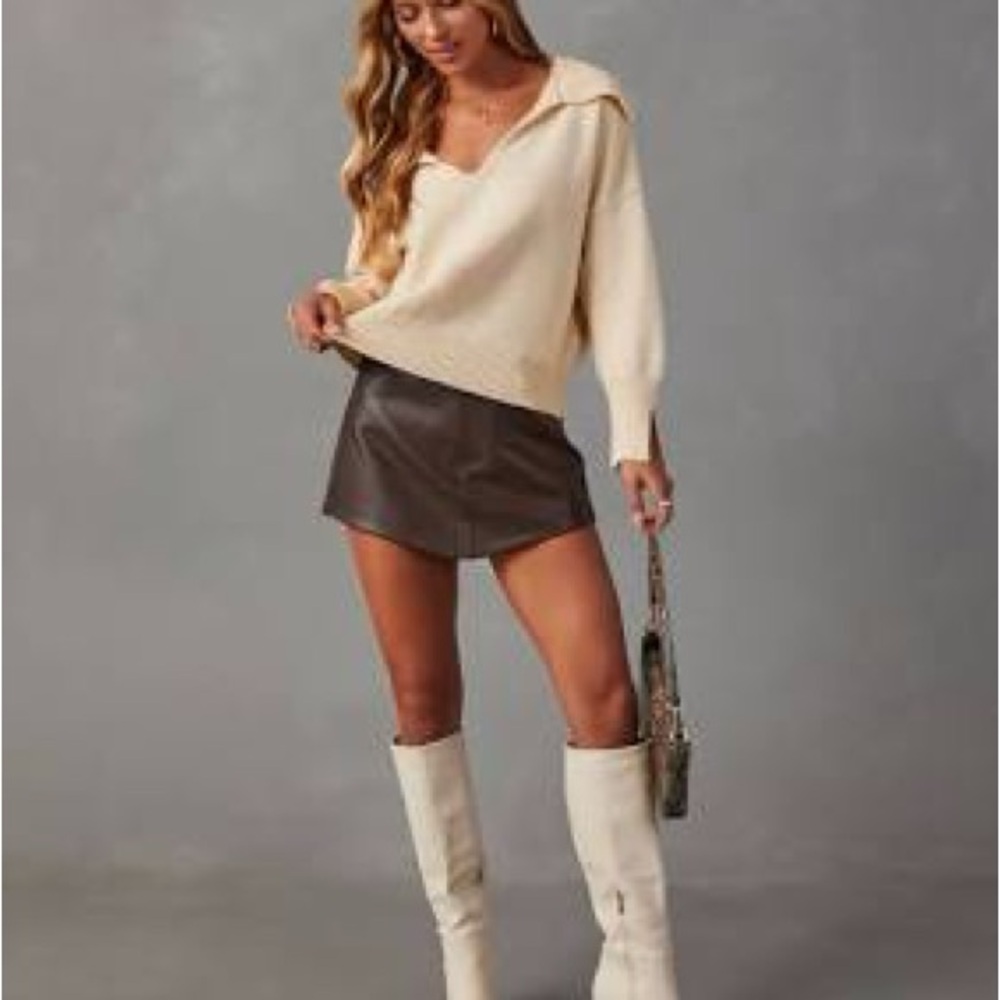 Avaleigh Cream Pullover Sweater
